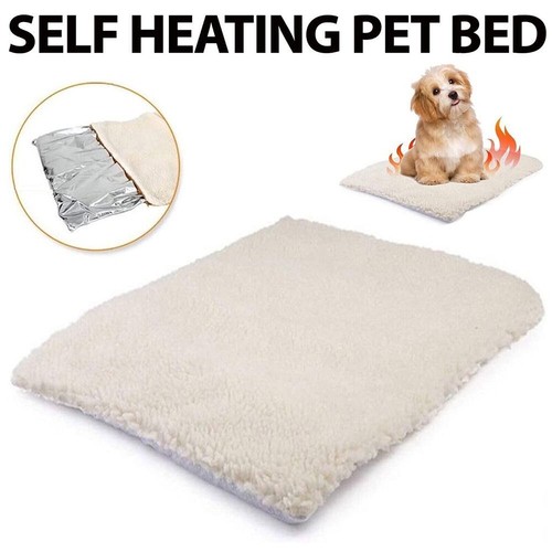 Portable Dog Bed Fleece Mat Self Heating Pet Blanket Cat Pad Warm