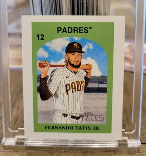 2021 Topps Heritage Venezuela SSP CASE HIT! 1:1500 packs Fernando Tatis Jr RARE!