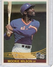 1984 Donruss Mookie Wilson #190 New York Mets Baseball Card 