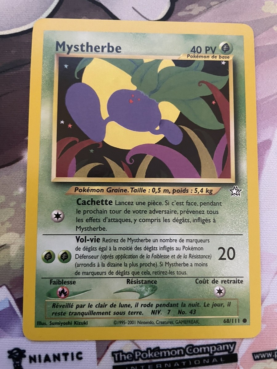 FRENCH) Oddish - Mystherbe Neo Genesis 68/111 - Pokemon Card NM | eBay