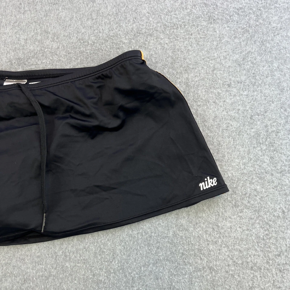 Nike Falda de Natación para Mujer 14 Negra Mini Cintura Forro de Corbata Logo Parte Inferior Damas Foto 4 de 4