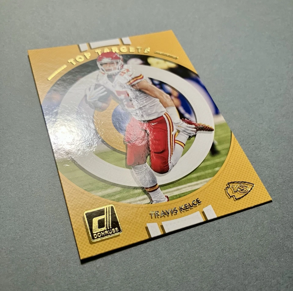 2017 Travis Kelce Donruss Top Targets Card# 15 - Image 2 of 4