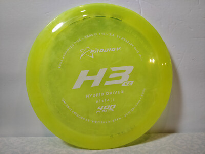 Prodigy H3V2 H3 400 Plastic 175 grams Yellow disc golf