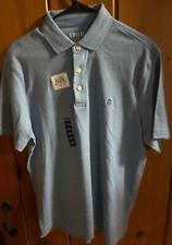 NWT IZOD Men's Natural Stretch Advantage Performance Polo Sport Shirt Sky Blue S
