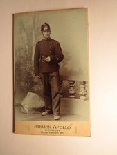 Soldat in Uniform - Regiment Nr. 40 / CDV Atelier Apollo Inhaber J. M&ouml;bus Z&uuml;rich