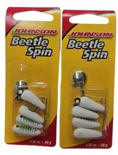 Johnson BSVP1/32-BFG Beetle Spin 1/32 oz. Bull Frog Lot of 2 New