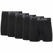 Gildan Men's Cotton Stretch Boxer Brief,  Assorted Fit Types , Sizes , Colors 