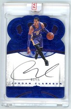 2016-17 Panini Preferred Crown Royale Blue /15 Jordan Clarkson #158 On Card Auto