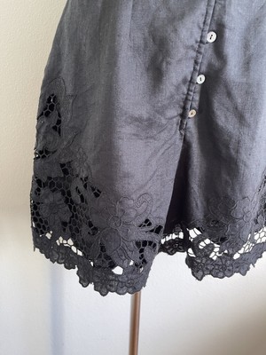 Combinaison (playsuit) ZIMMERMANN Noir Lin Floral - Taille S - Occasion Très Bon état