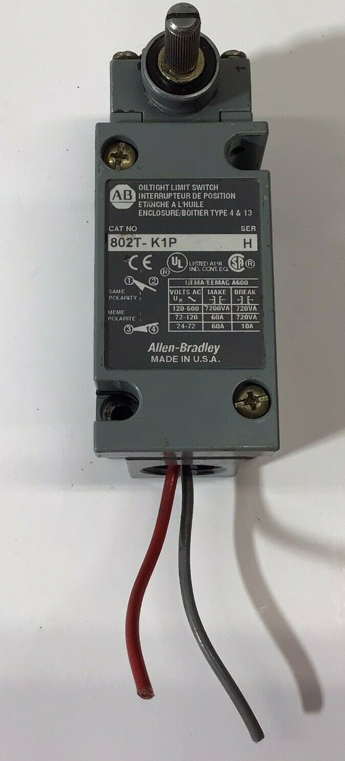 allen bradley 802t catalog on Allen Bradley 802t K1p Series H Oiltight Limit Switch 802tk1p For Sale Online Ebay