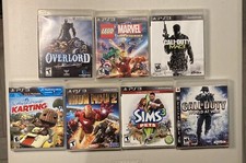 PlayStation 3 Games Lot Of 7, Iron Man 2, Lego Marvel, Little Big Planet + More