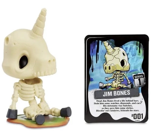 NEW RAINBOWS IN PIECES R.I.P Unicorn Figures Series 1 Jim Bones & Bobby Bruises - Picture 13 of 19