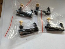 12 PCs VIOLA Fine Tuners for 15 to 16 Inches Black Gold Color