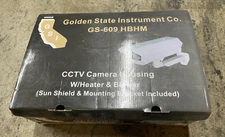 GSI GS-609 HBHM CCTV Camera Housing w/ Heater & Blower & Mounting Bracket