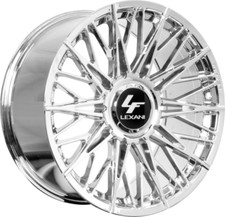20 Inch Chrome Lexani Newport Xl Staggered Blanks Wheels Rims 22