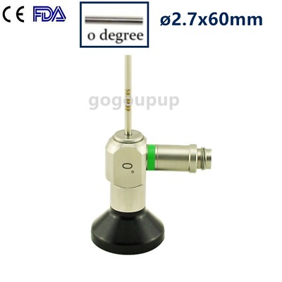 FDA 0° Rigid Optic Lens ENT Mirror Speculum ø2.7x60mm fit for S torz Light Cable