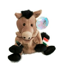Coca Cola Plush Wild Boar International Collection Lors Italy 1999 Brown 5"