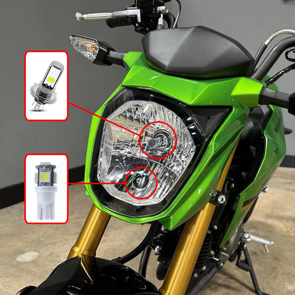 For Kawasaki Z125 Pro Z series 2017-2021 2pc LED Headlight For Kawasaki Z125 Pro Z series 2017-2021 2pc LED Headlight