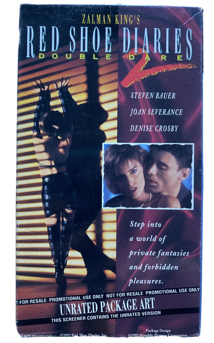 93' Red Shoe Diaries Double Dare 2-VHS Rare Preview Screener