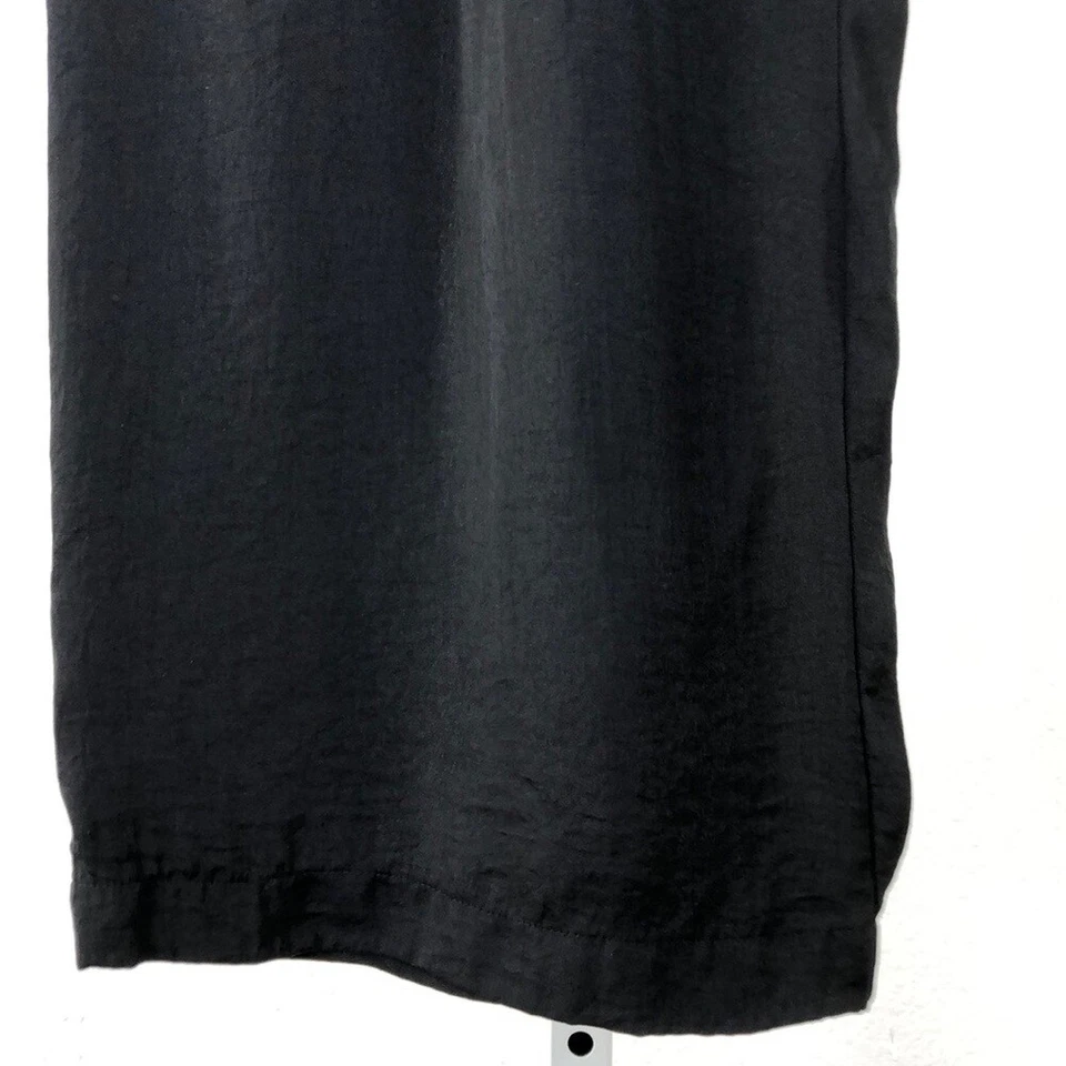 Pantalones Alfani Negro Pierna Ancha Estilo Pull On Talla M Foto 3 de 4