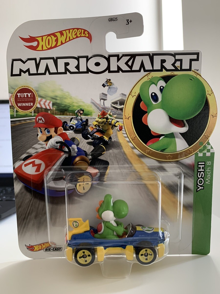 Hot Wheels - Nintendo - Mario Kart Racers - Yoshi - Mach 8 · FL