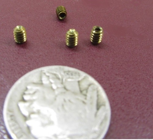 Brass Set Screws, Cup Point, 6-32 x 3/16" Length, 100 Pieces - Picture 6 of 12