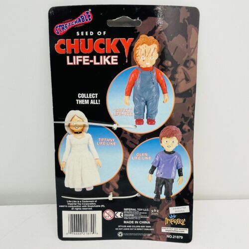 Gioco per bambini SEME DI CHUCKY + TIFFANY & GLEN Rubber Monster Dolls Imperial 2007 - Foto 10 di 16