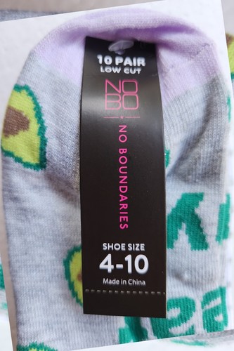 NoBo - No Boundaries 10 pares de calcetines de corte bajo - Talla de zapato: 4 - 10 - Imagen 3 de 9