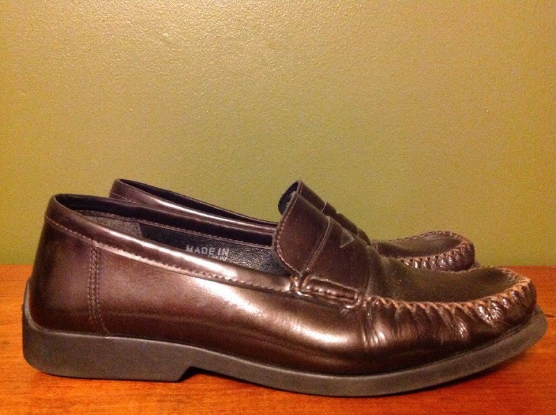 Echt Mokassin Shoes Brown Leather Loafers Men's Size 6 Germany Driving Moccasins