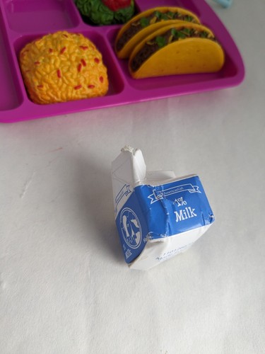 American Girl School Hot Lunch Tray Set for Dolls Toys Play Pretend Food - Picture 3 of 4