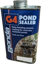 G4 POND PAINT SEALER CONCRETE SEAL WATERPROOF PAINT SEALANT GARDEN KOI FISH BOND