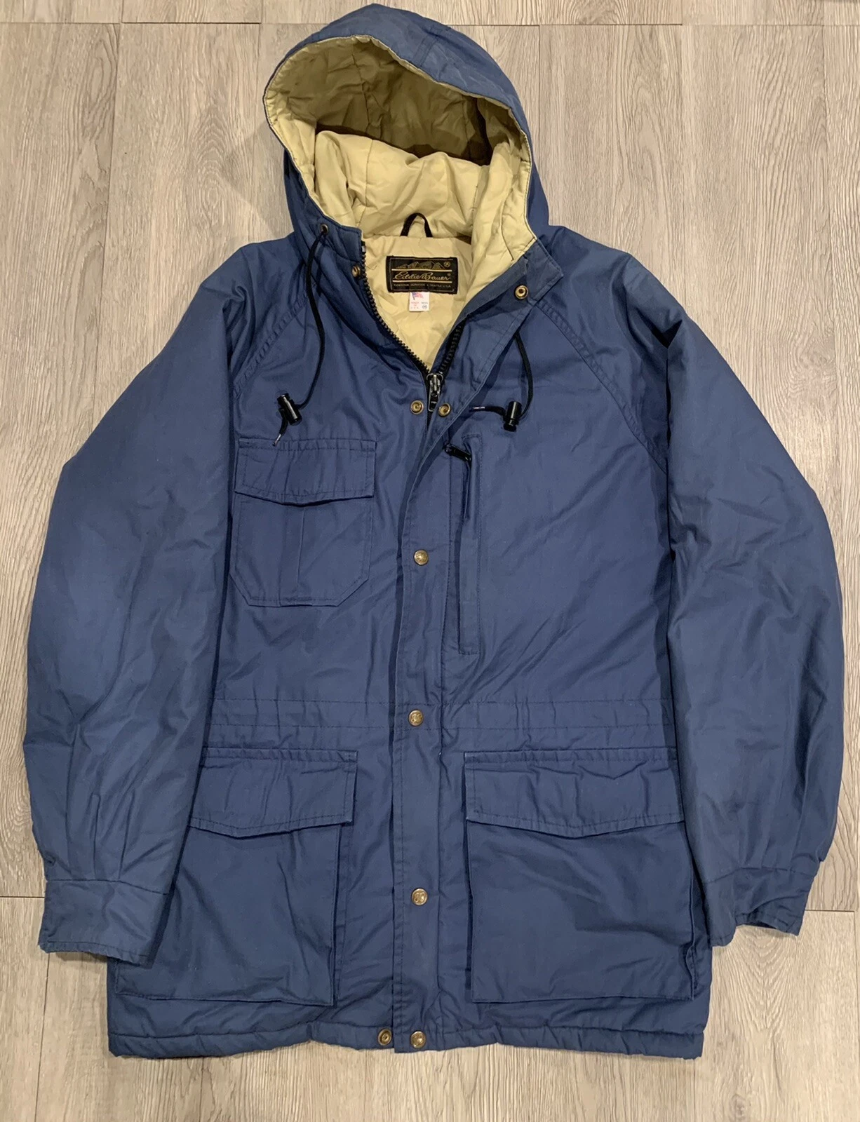 VETEMENTS Vintage EDDIE BAUER EXPEDITION parka piumino d'oca giacca cappotto taglia M