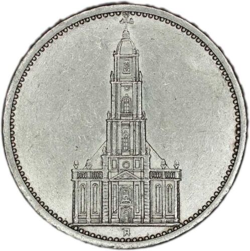 GERMANY coin 5 Reichsmark 1934 A VF+ Choice Very Fine - Picture 1 of 2