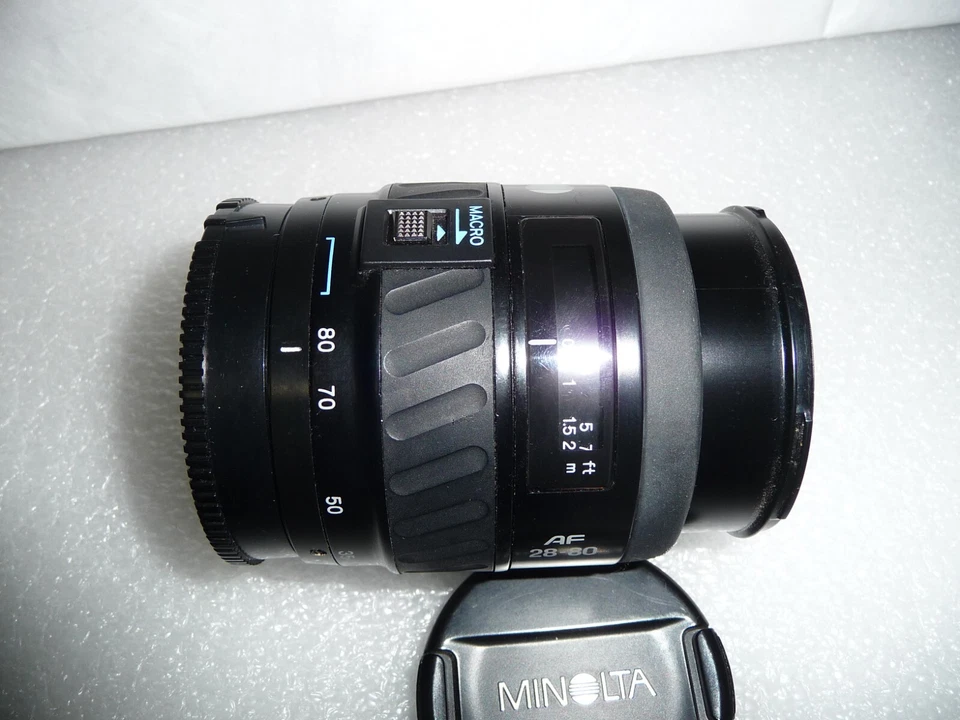 Minolta Maxxum AF 28-80 мм F4-5.6 макро зум крышки капота Японии EX Sony Alpha NoRes! - Изображение 4 из 4