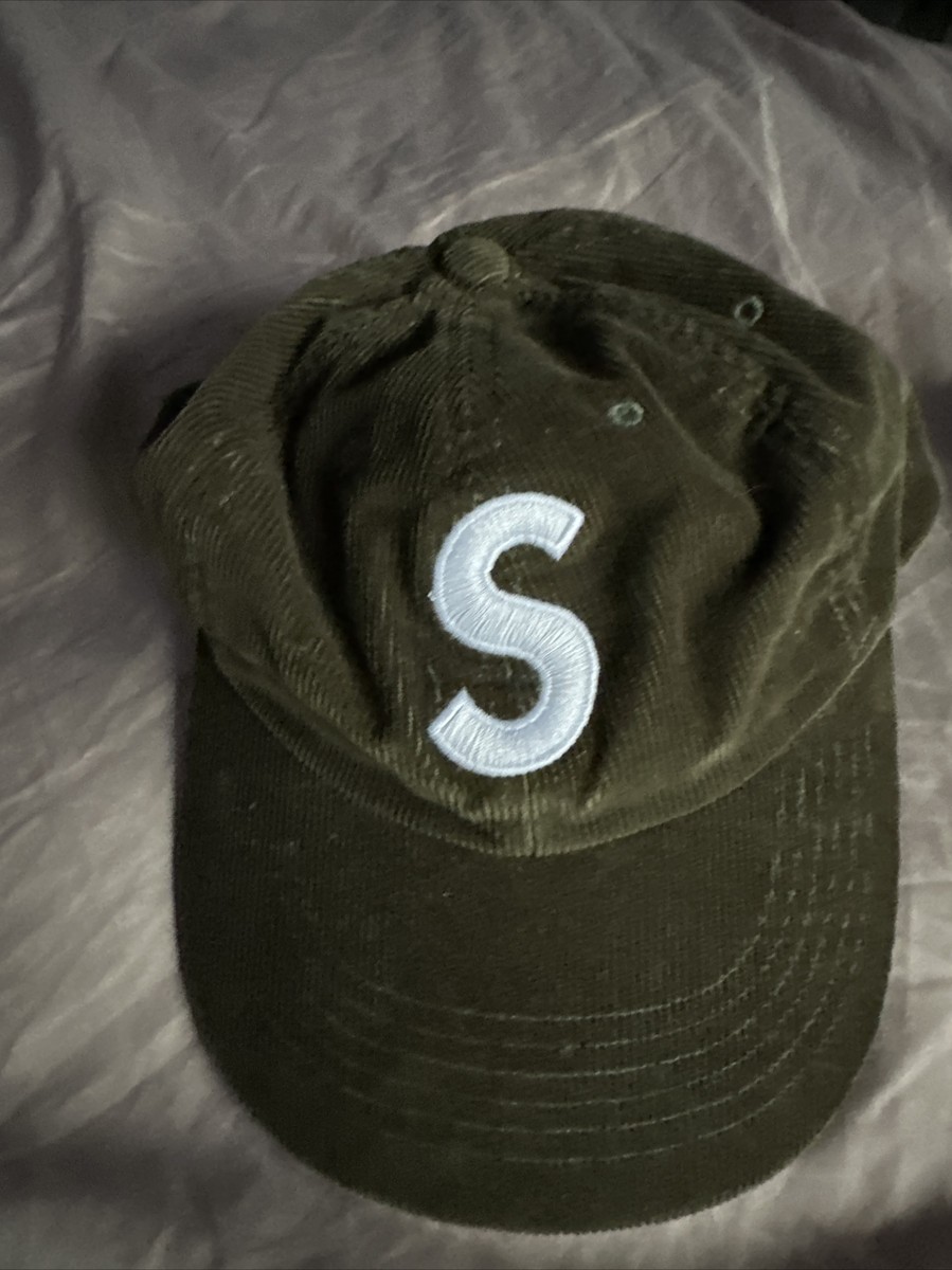 Supreme Fine Wale Corduroy S Logo 6-Panel Olive ss21 | eBay Supreme Fine Wale Corduroy S Logo 6-Panel Olive ss21 | eBay