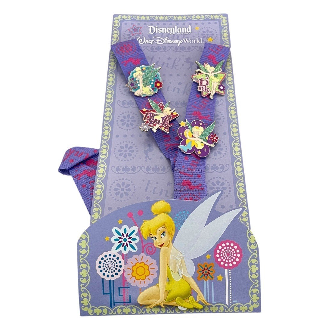 Disney Parks Peter Pan Tinker Bell Fairy Pin Trading Starter