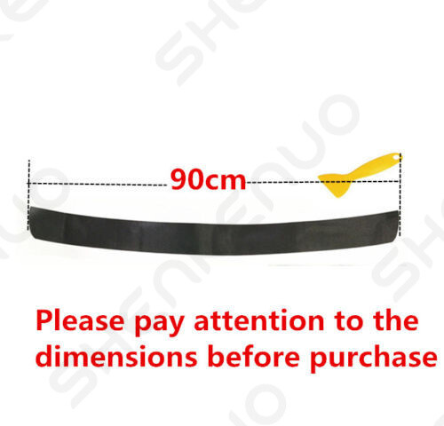 Carbon Fiber Car Rear Trunk Guard Trims Bumper Sticker For Tesla Model 3 16-2020 - Picture 10 of 10