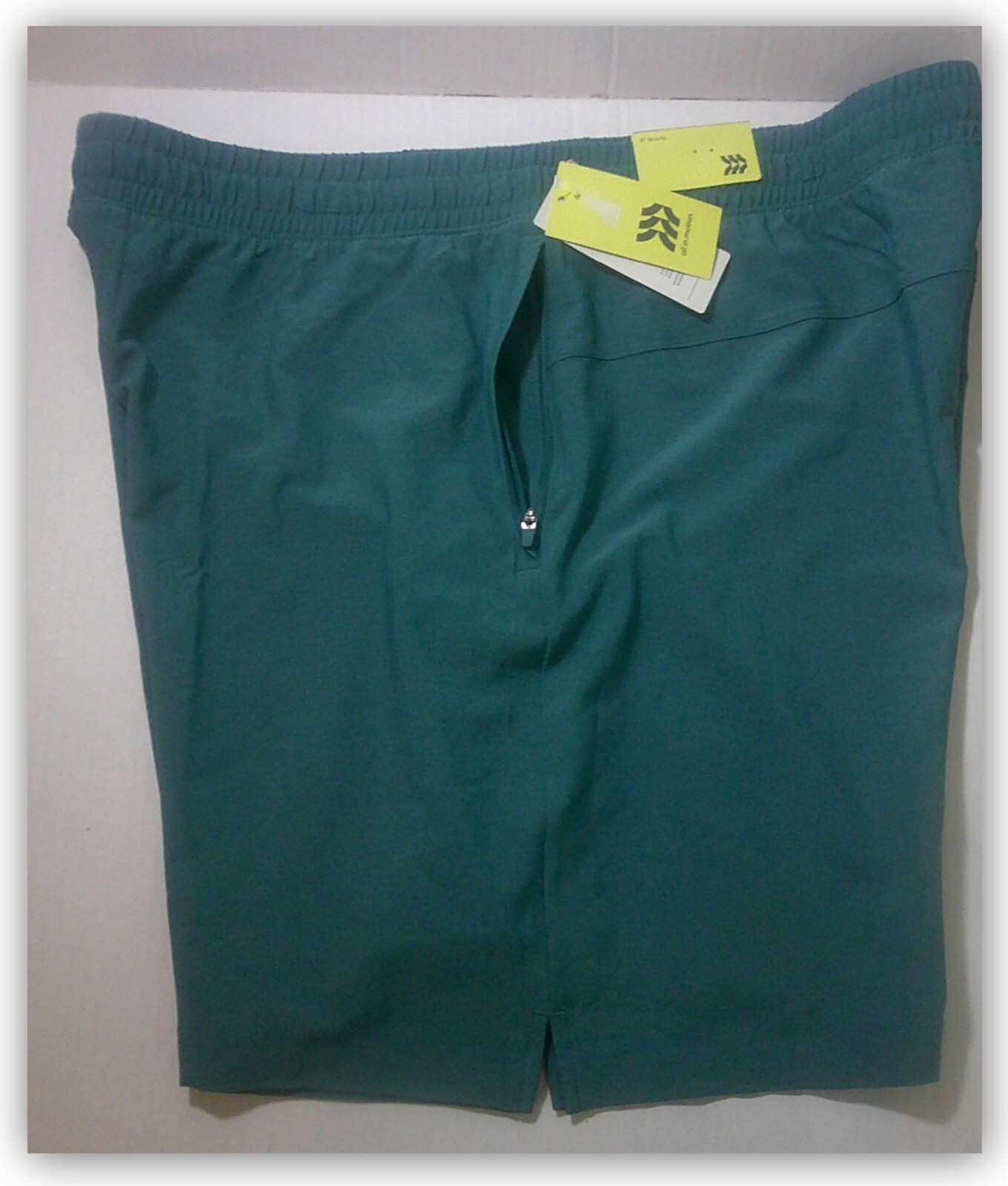 Men's Woven Every Day Shorts 8"  All in Motion Teal/Dark or light Gray/Brown