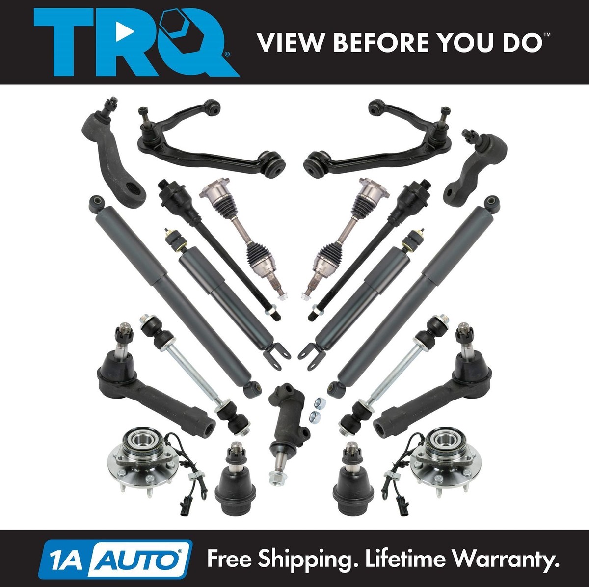 Front Tie Rods Pitman Idler Arm Sway Bar Kit For Chevy C1500 - Foto 6