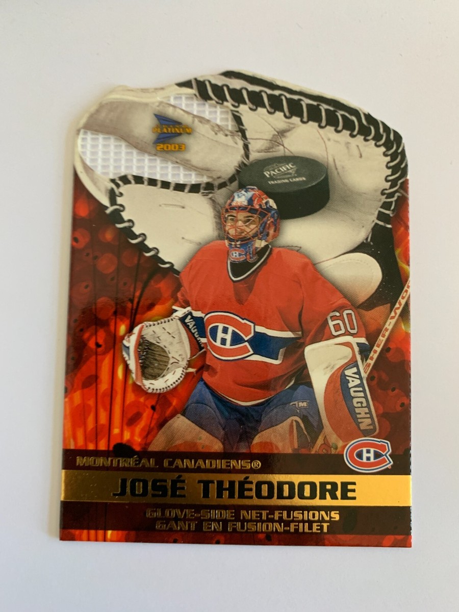 2002-03 McDonald's Pacific Glove Side Net-Fusions #4 Jose Theodore