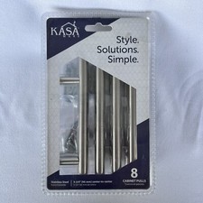 KASA Ware Brushed Stainless Steel Bar Style 6...
