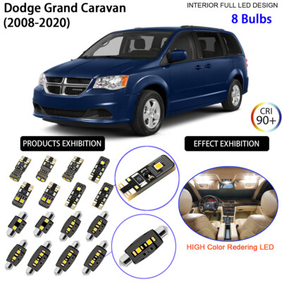 LED Interior Light Kit License Plate Light Bulbs for Dodge Grand Caravan SE SXT