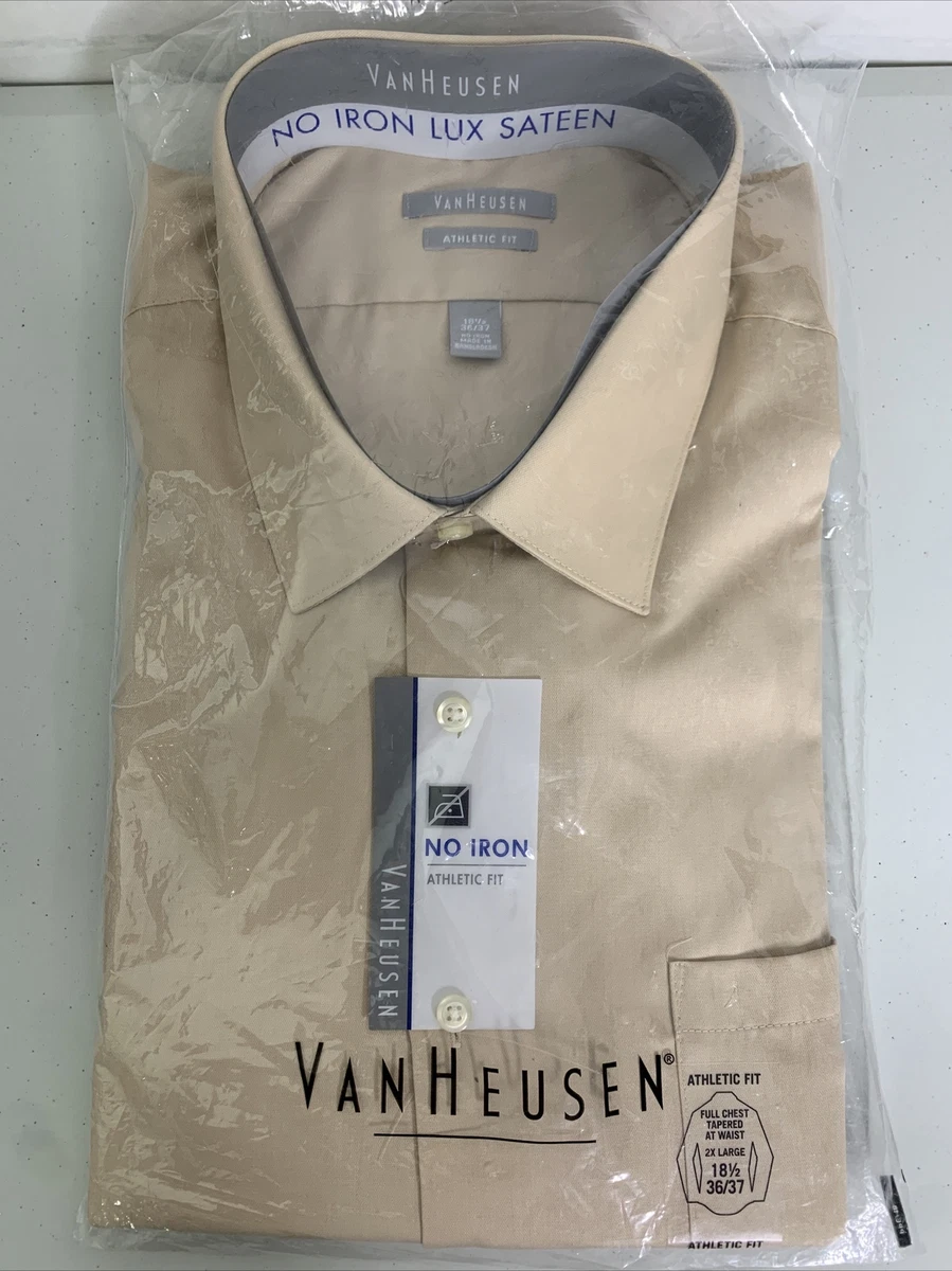 Van heusen lux hotsell sateen athletic fit