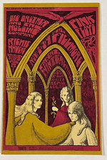BIG BROTHER PINK FLOYD 1967 FILLMORE BALLROOM FAMILY DOG POSTCARD BG-91 N/M B-17