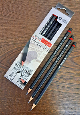 VERPACKTE BRANDNEUE PREMIUM HOCHWERTIGE KLASSE 3B STIFTE KUNST GRAFIK SCHULE ZEICHNUNG