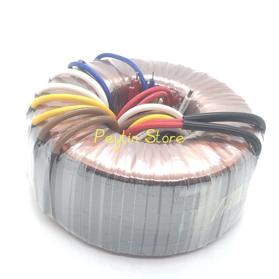 1Pc 150W Input 220V Output 260V-0-260V 6.3V 12V 8V Toroidal Transformer - Image 3 of 4