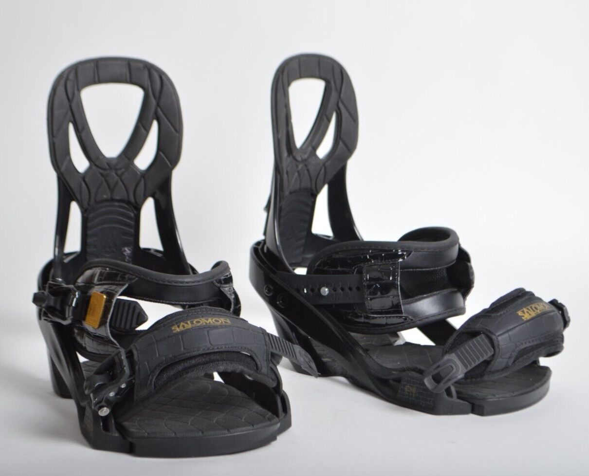 2012 Attacchi snowboard unisex Salomon Arcade Usati $200 L nero senza dischi