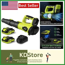 Handheld Electric Leaf Blower - Quick Charge, Lightweight, Perfect for Patios