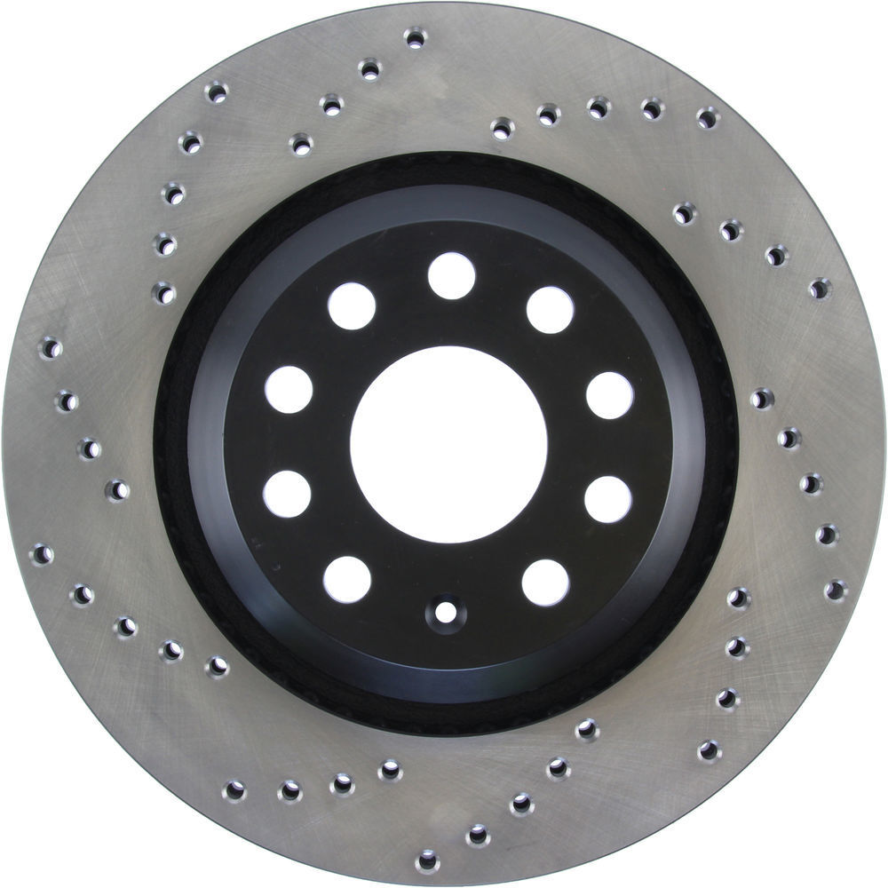StopTech 08-16 Mitsubishi Lancer Sport Drilled Right Front Rotor
