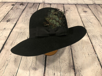 Helene Berman London Navy Wool Woman’s Hat Helene Berman | Accessories | Helene Berman London Navy Wool  main image 3